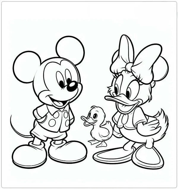 tô màu chuột mickey 25