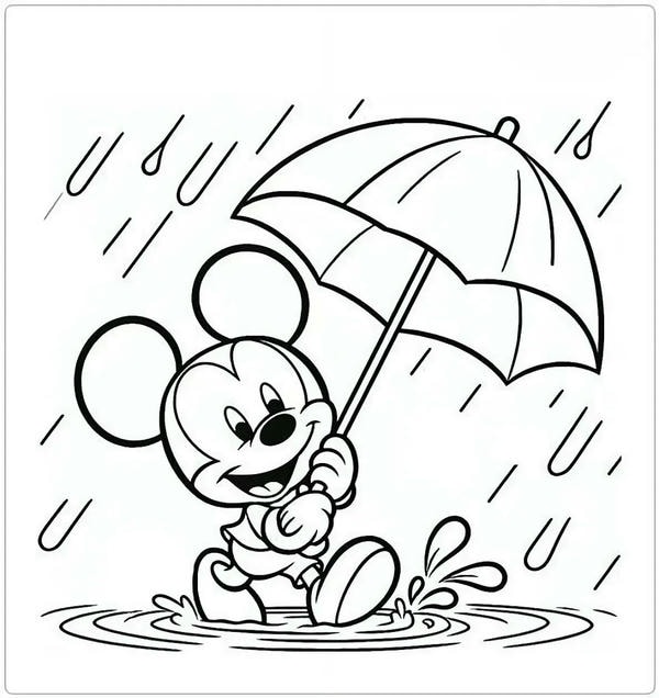 tô màu chuột mickey 27