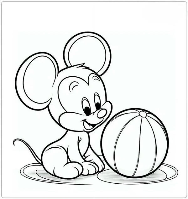 tô màu chuột mickey 28