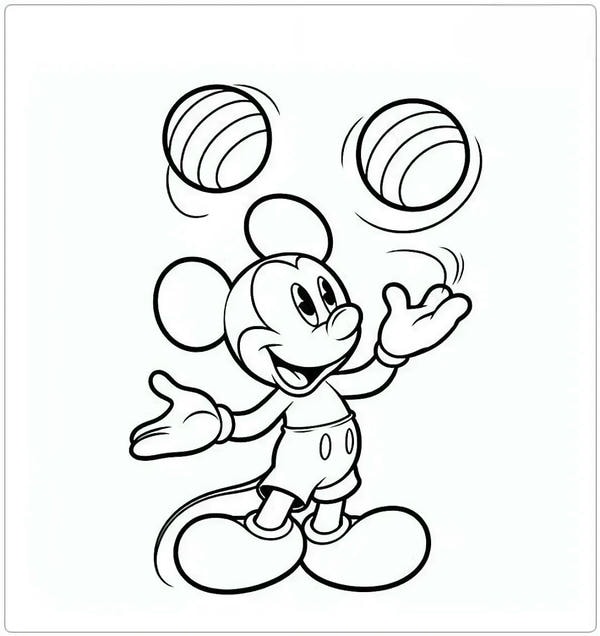 tô màu chuột mickey 29