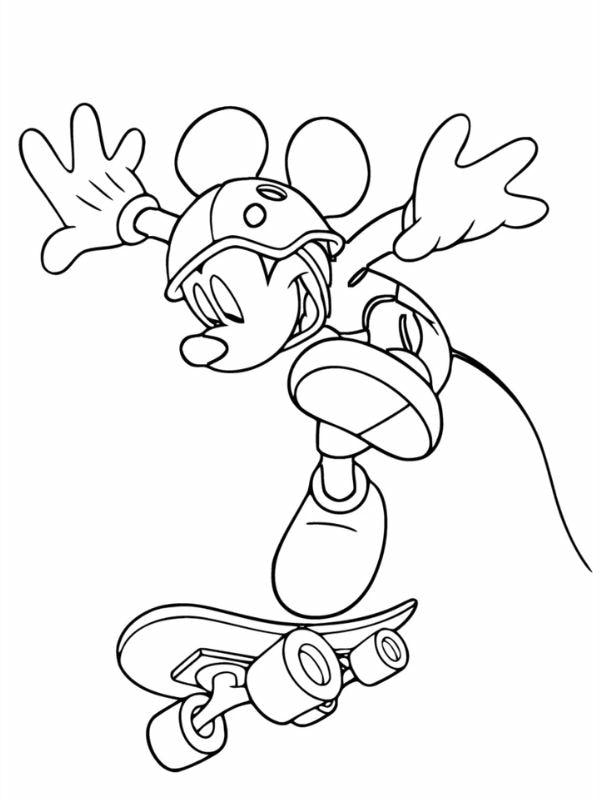 tô màu chuột mickey 3