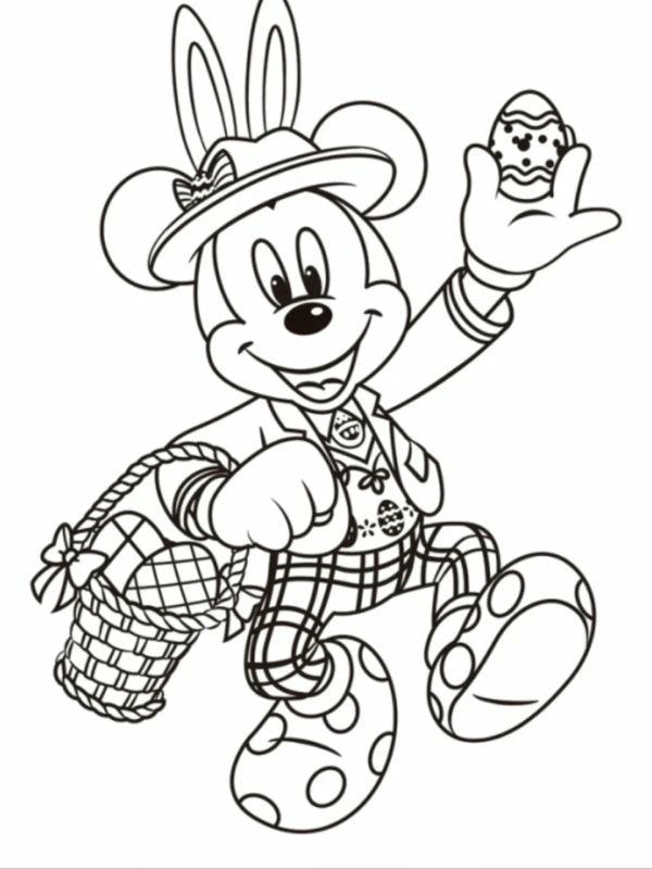 tô màu chuột mickey 4