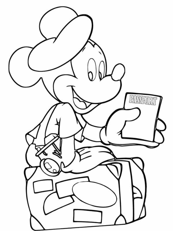 tô màu chuột mickey 8