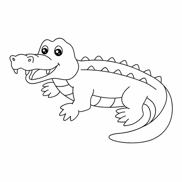 tô màu con cá sấu