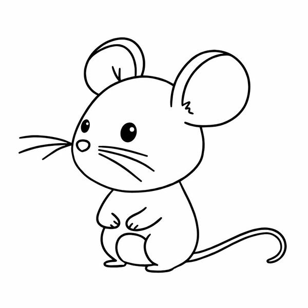 tô màu con chuột