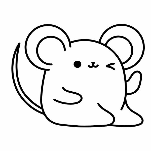 tô màu con chuột 13