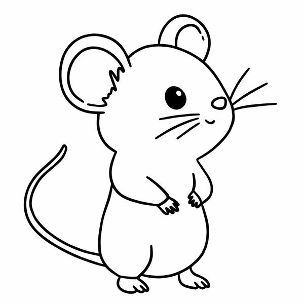 tô màu con chuột 15