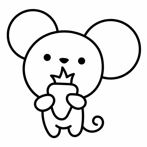 tô màu con chuột 19