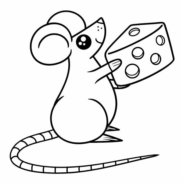 tô màu con chuột 2