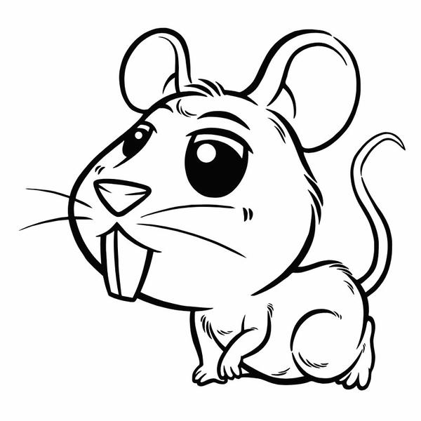 tô màu con chuột 23