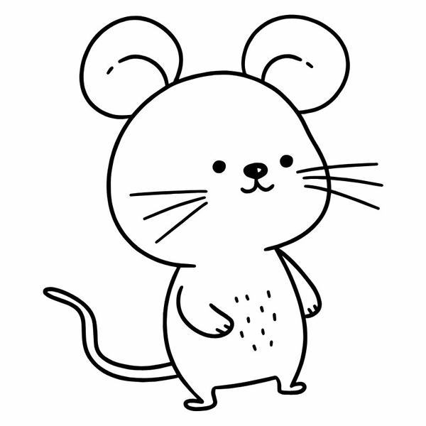 tô màu con chuột 24