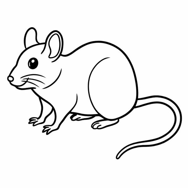 tô màu con chuột 26