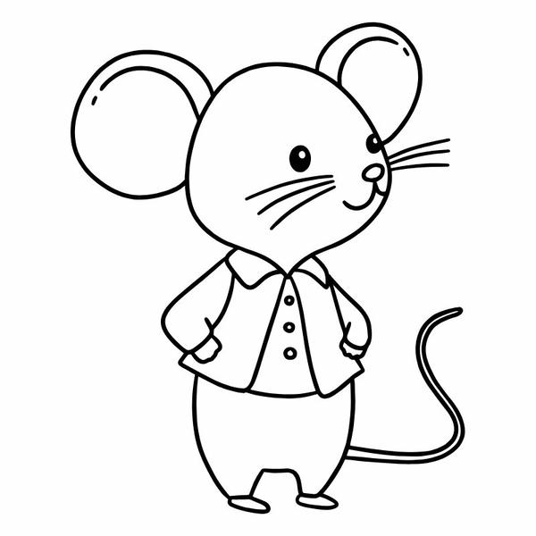 tô màu con chuột 9