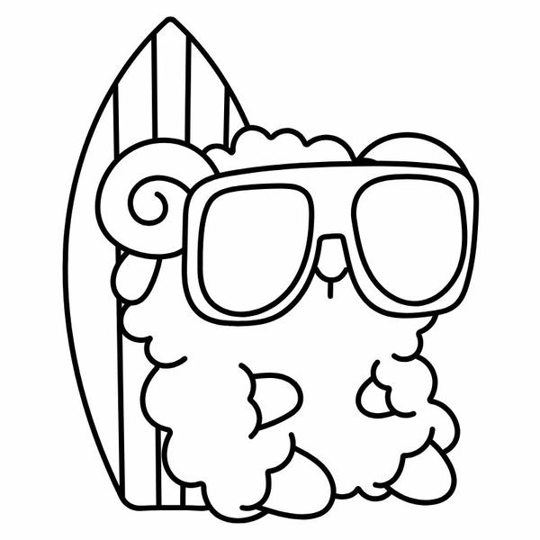 tô màu con cừu 10