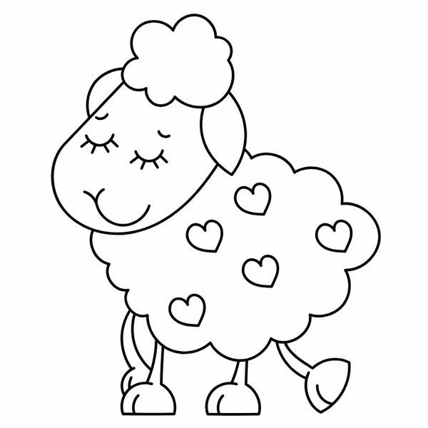 tô màu con cừu 15