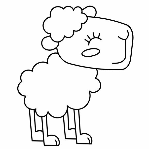 tô màu con cừu 17