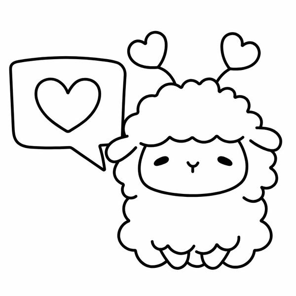 tô màu con cừu 19