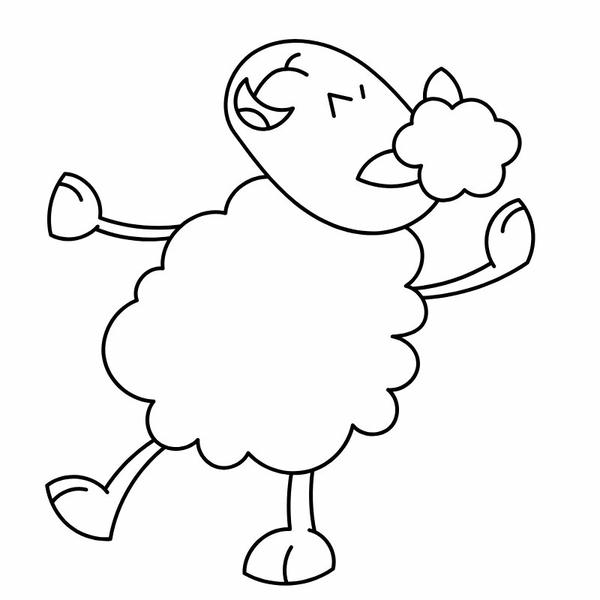 tô màu con cừu 22