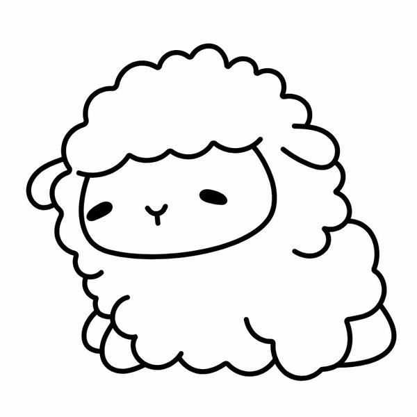 tô màu con cừu 23