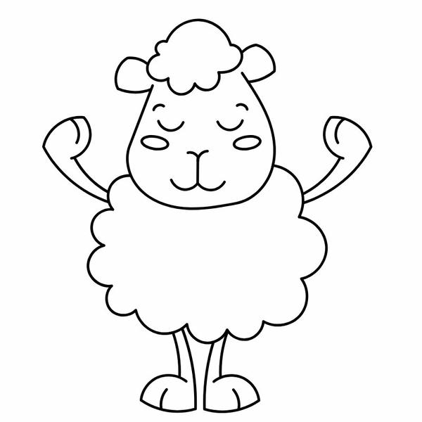 tô màu con cừu 26