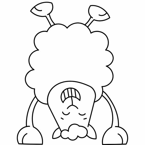 tô màu con cừu 29