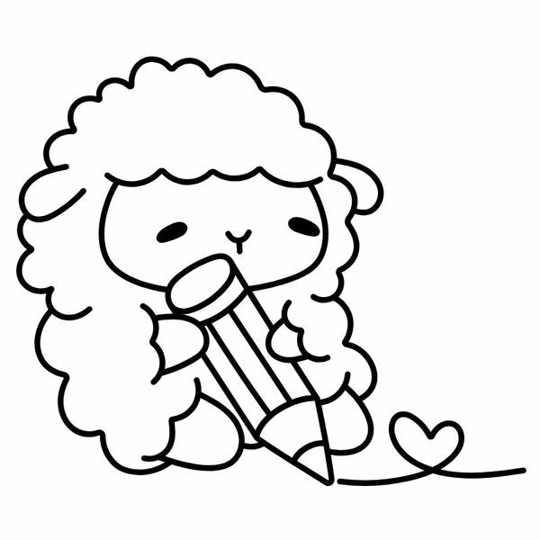 tô màu con cừu 31