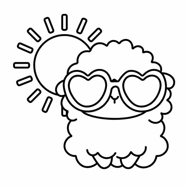 tô màu con cừu 7