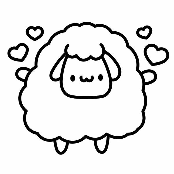 tô màu con cừu 9