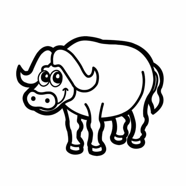 tô màu con trâu 15