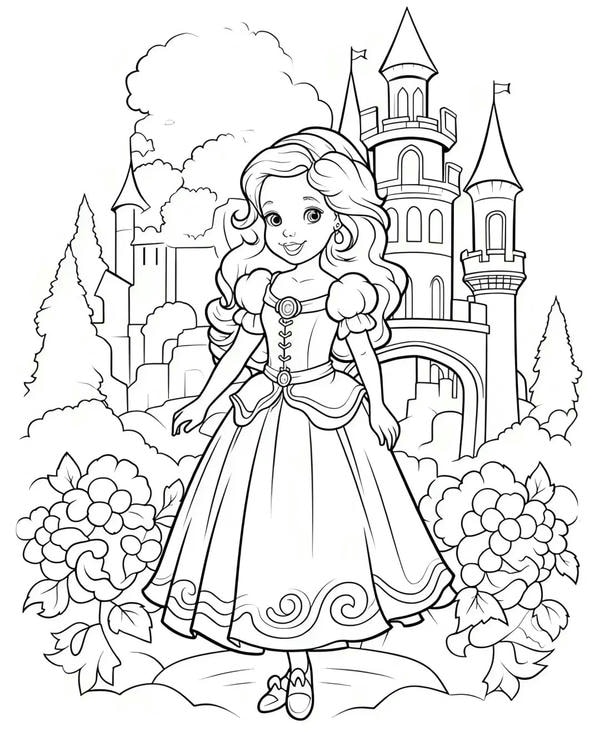 tô màu công chúa disney 23