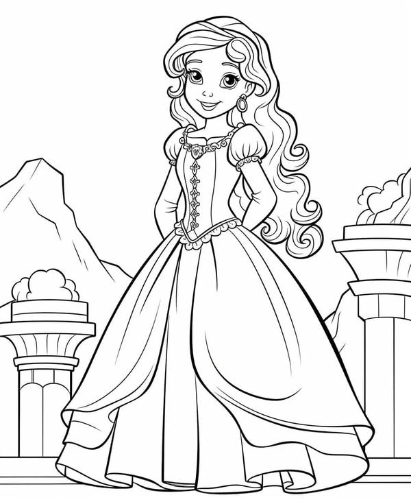 tô màu công chúa disney 27