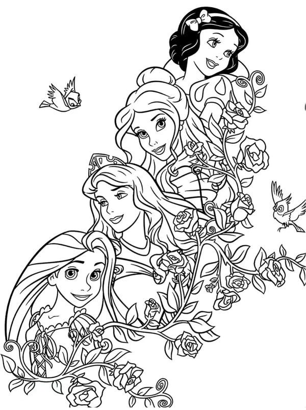 tô màu công chúa disney 28