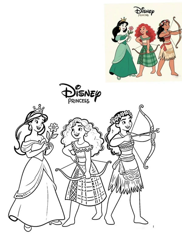 tô màu công chúa disney 31