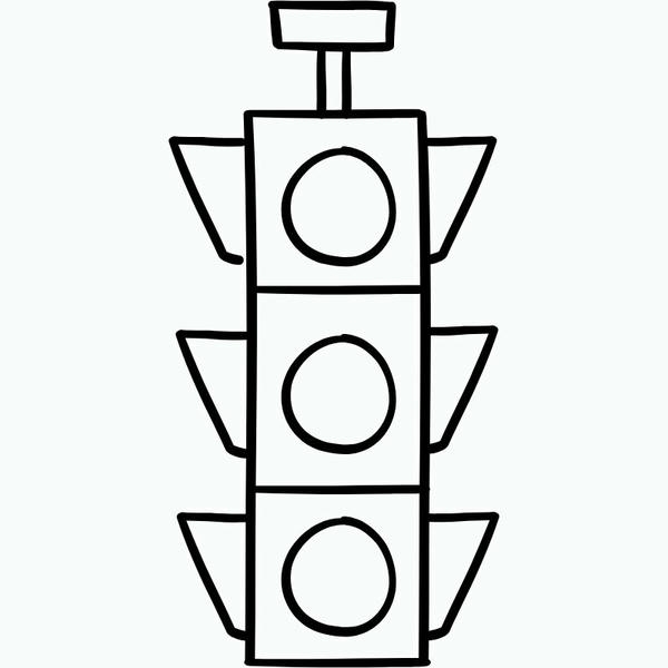 tô màu đèn giao thông 14