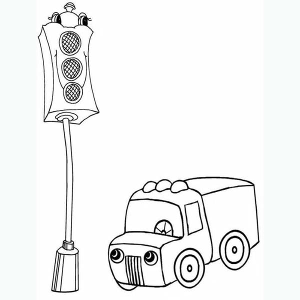 tô màu đèn giao thông 21