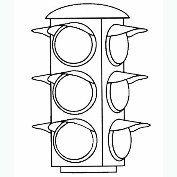 tô màu đèn giao thông 25