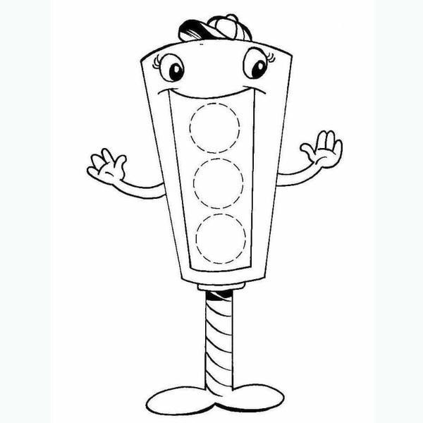 tô màu đèn giao thông 29