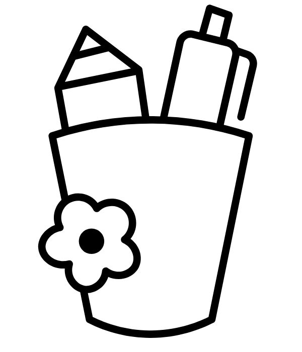 tô màu đồ dùng học tập 36