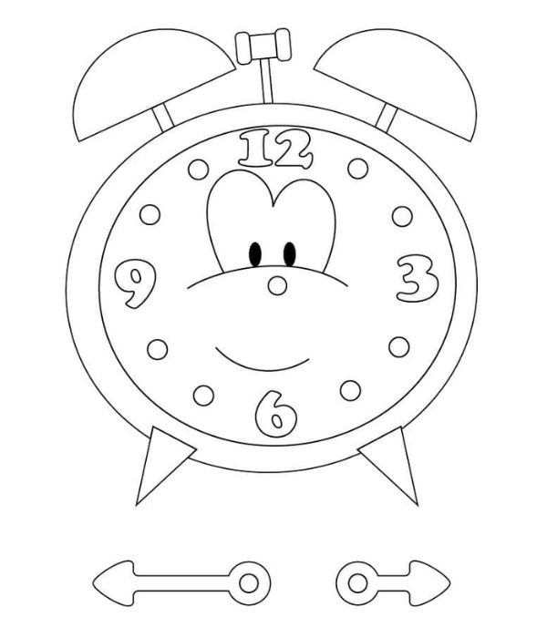 tô màu đồng hồ 13