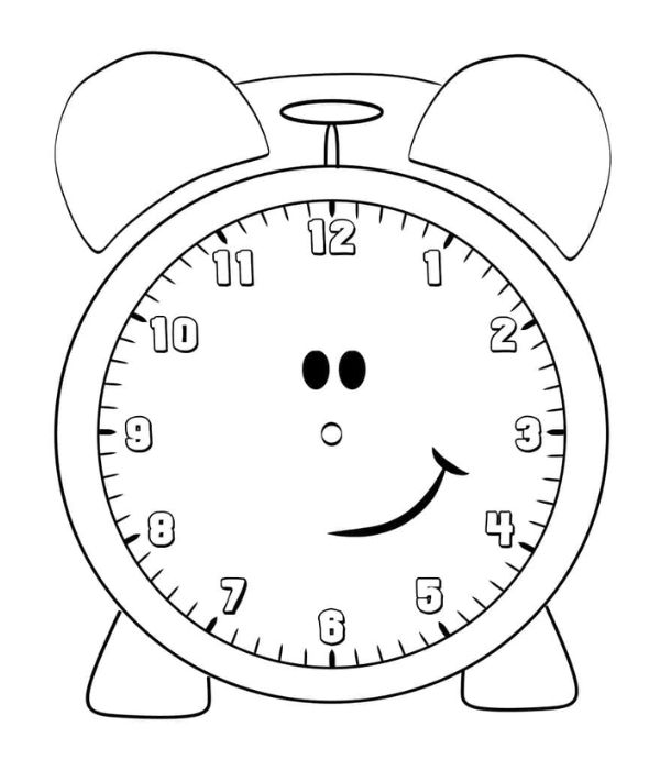 tô màu đồng hồ 14