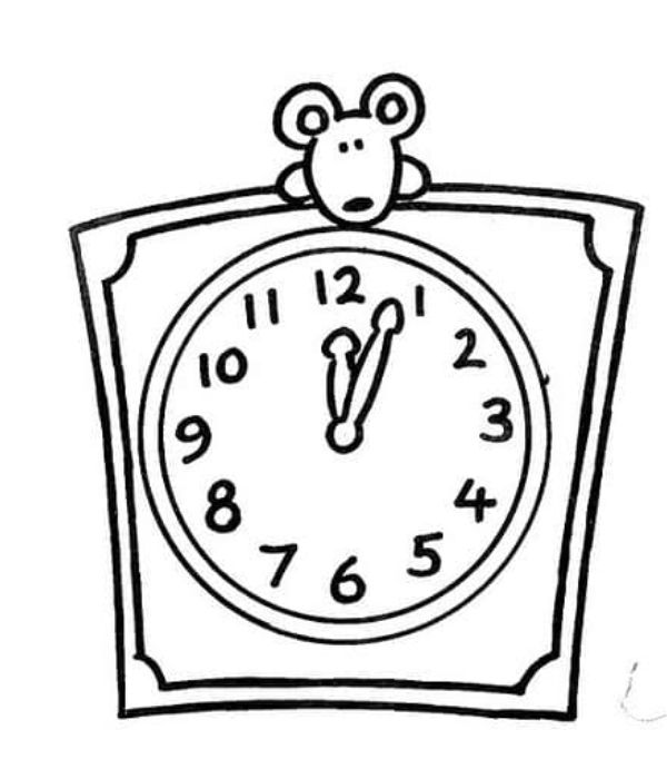 tô màu đồng hồ 15