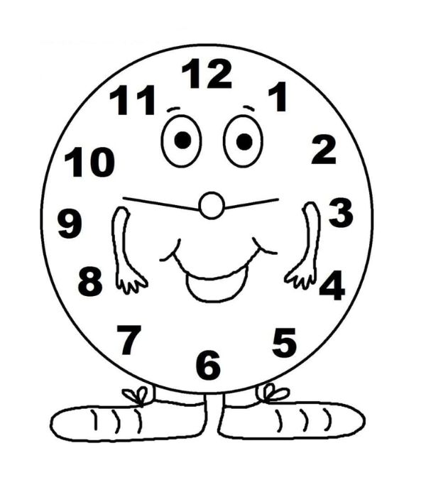 tô màu đồng hồ 20