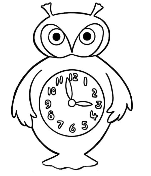 tô màu đồng hồ 25