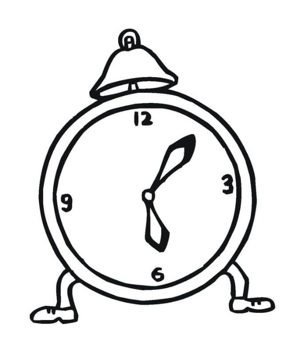 tô màu đồng hồ 26