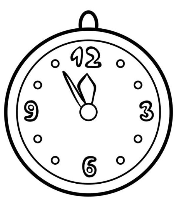 tô màu đồng hồ 29