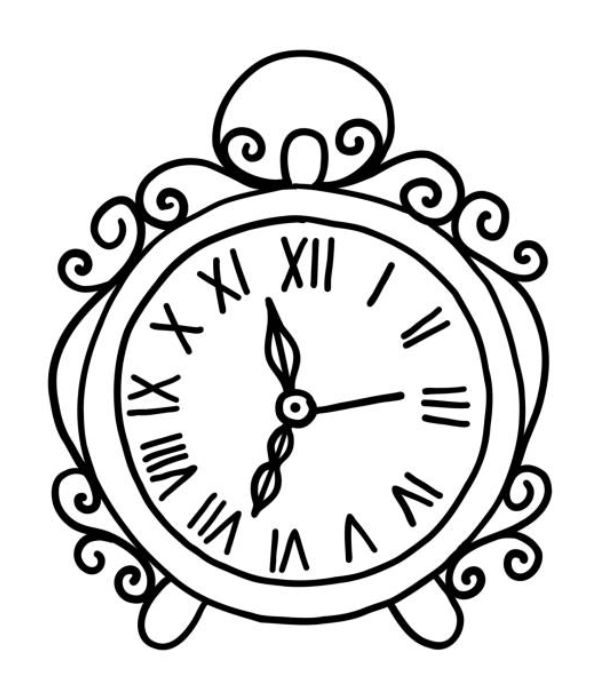tô màu đồng hồ 33