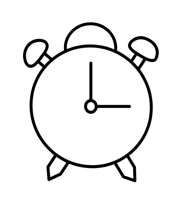 tô màu đồng hồ 5