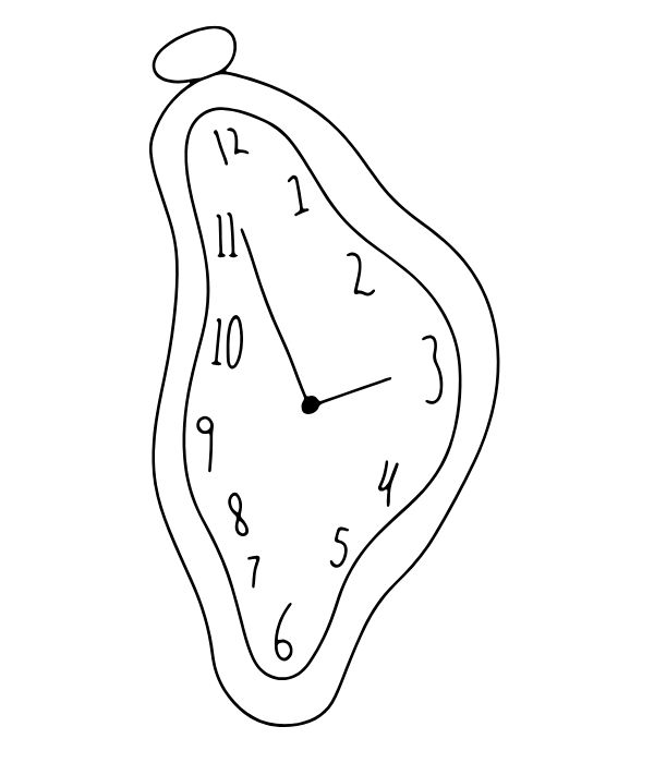 tô màu đồng hồ 9