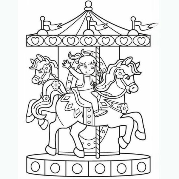 tô màu đu quay 17