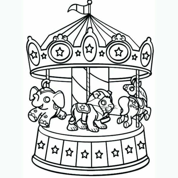 tô màu đu quay 19